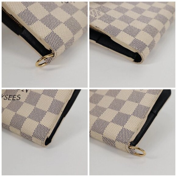 LOUIS VUITTON Damier Azur Portefeuille Insolite Long Wallet N63221 Auth yk19403V - Picture 15 of 16
